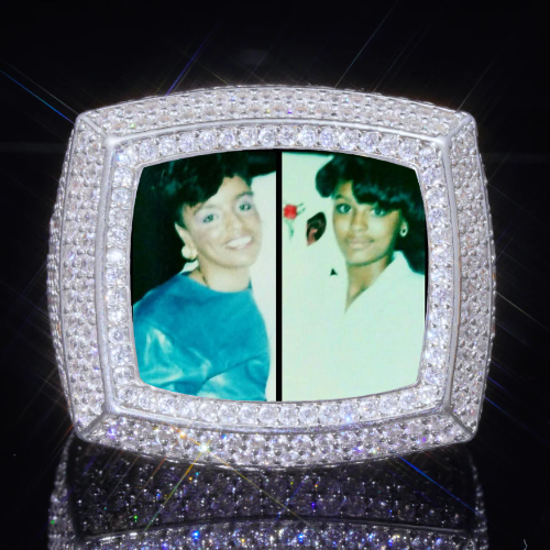 3D CUSTOM PICTURE ICED RING