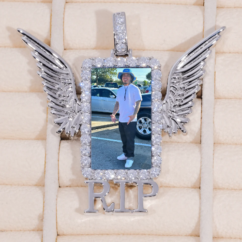 RIP WING 3D CUSTOM PICTURE PENDANT