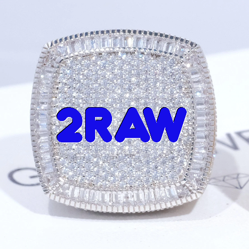 CUSTOM LETTER 3D ICED RING