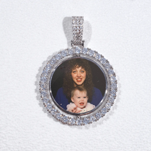 3D Spinning 2-Faced Custom Picture Pendant
