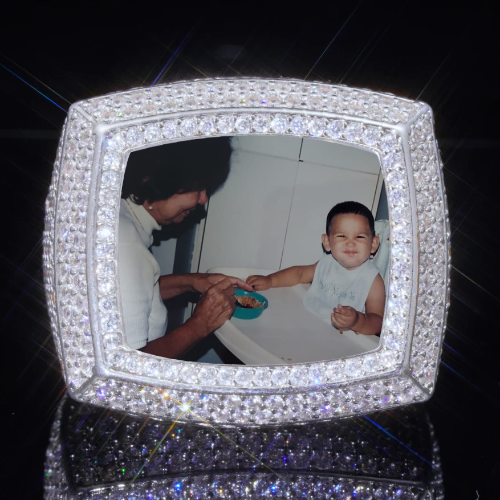 3D CUSTOM PICTURE ICED RING