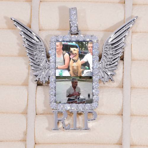 RIP WING 3D CUSTOM PICTURE PENDANT