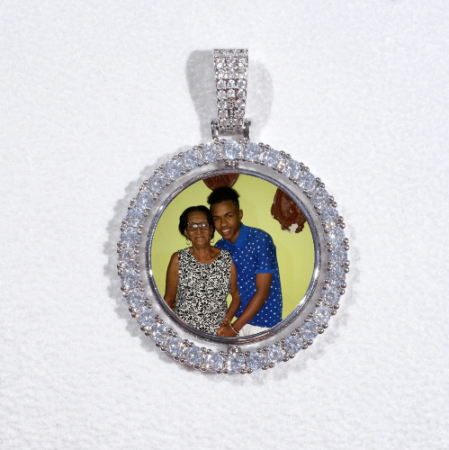 3D Spinning 2-Faced Custom Picture Pendant