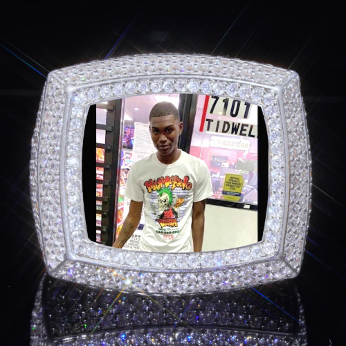 3D CUSTOM PICTURE ICED RING