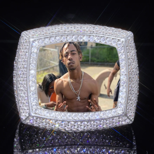 3D CUSTOM PICTURE ICED RING