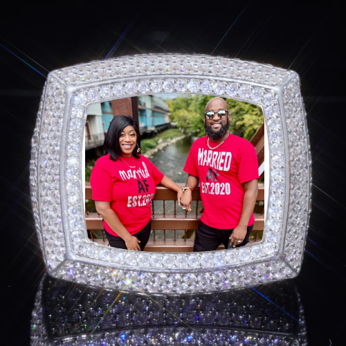 3D CUSTOM PICTURE ICED RING