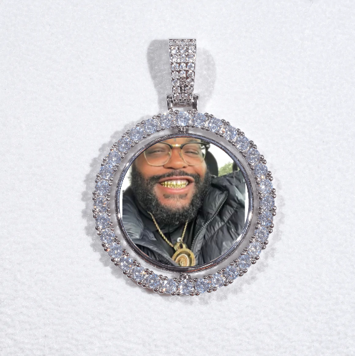 3D Spinning 2-Faced Custom Picture Pendant