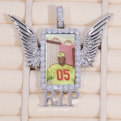 RIP WING 3D CUSTOM PICTURE PENDANT