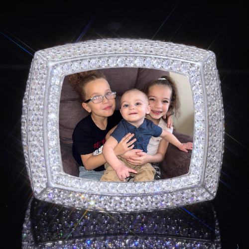 3D CUSTOM PICTURE ICED RING