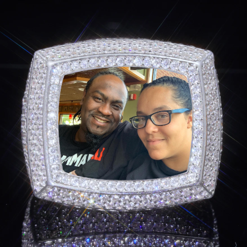 3D CUSTOM PICTURE ICED RING