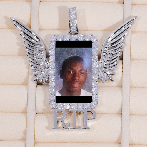RIP WING 3D CUSTOM PICTURE PENDANT