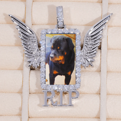 RIP WING 3D CUSTOM PICTURE PENDANT