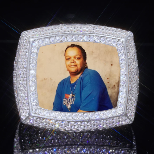 3D CUSTOM PICTURE ICED RING