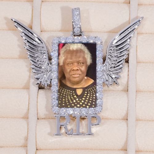 RIP WING 3D CUSTOM PICTURE PENDANT
