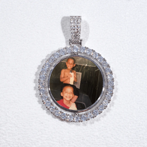 3D Spinning 2-Faced Custom Picture Pendant