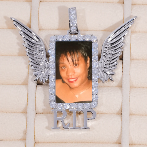 RIP WING 3D CUSTOM PICTURE PENDANT