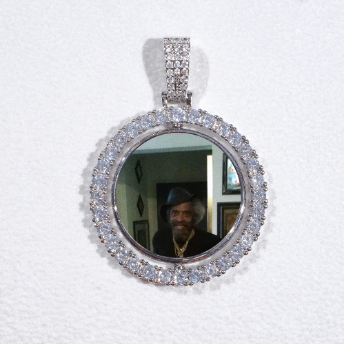 3D Spinning 2-Faced Custom Picture Pendant