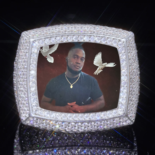 3D CUSTOM PICTURE ICED RING