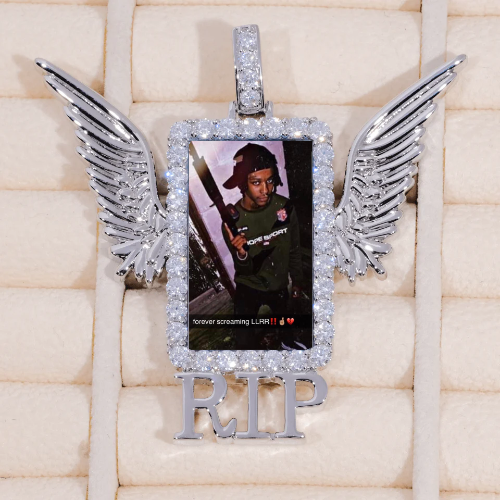 RIP WING 3D CUSTOM PICTURE PENDANT