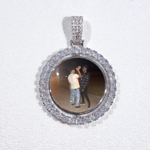 3D Spinning 2-Faced Custom Picture Pendant