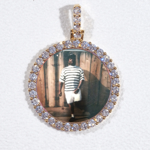 3D CIRCLE CUSTOM PICTURE PENDANT SMALL SIZE