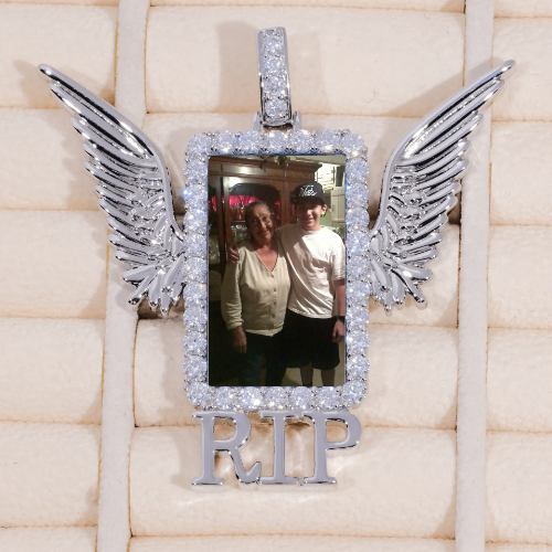 RIP WING 3D CUSTOM PICTURE PENDANT