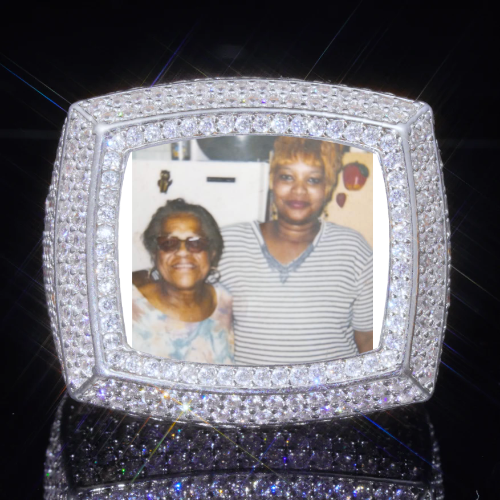 3D CUSTOM PICTURE ICED RING