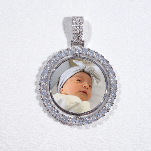 3D Spinning 2-Faced Custom Picture Pendant
