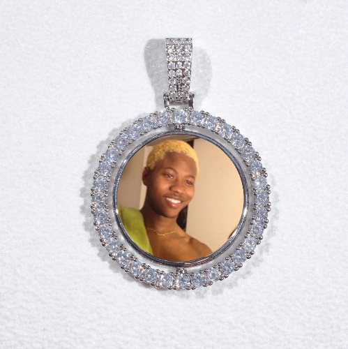 3D Spinning 2-Faced Custom Picture Pendant