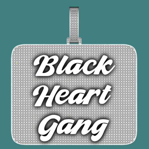 CUSTOM LETTER NECKLACE 3D BIG SQUARE