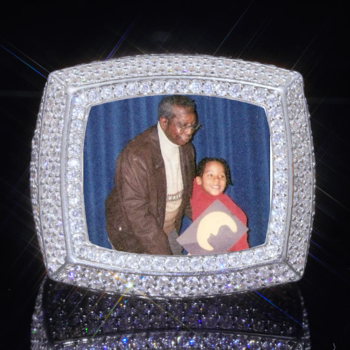 3D CUSTOM PICTURE ICED RING