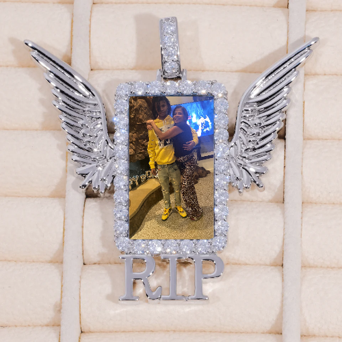 RIP WING 3D CUSTOM PICTURE PENDANT