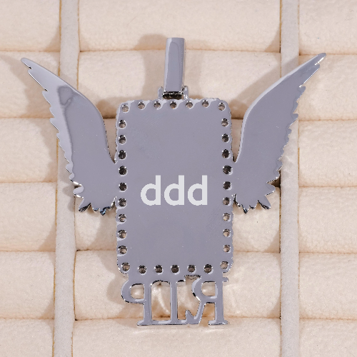 RIP WING 3D CUSTOM PICTURE PENDANT