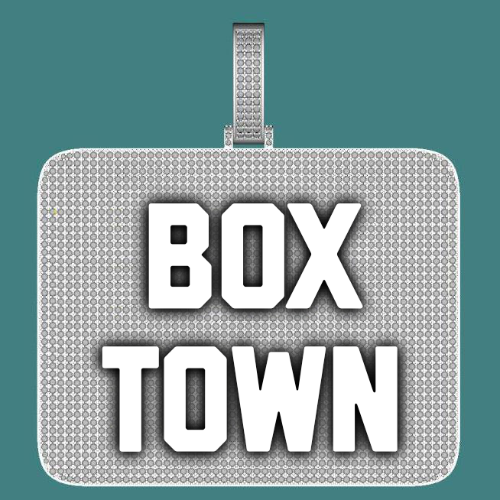 CUSTOM LETTER NECKLACE 3D BIG SQUARE