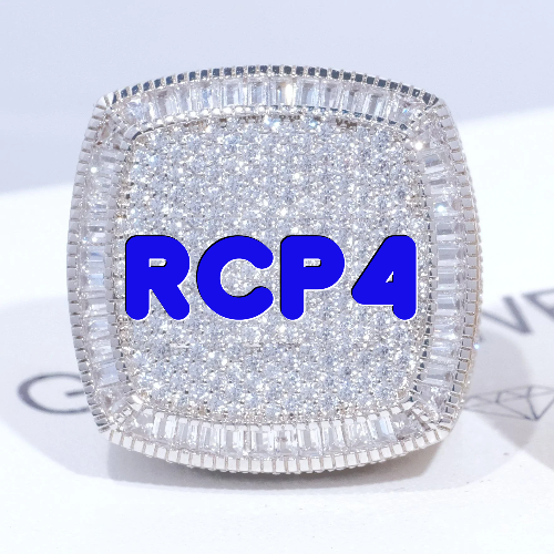 CUSTOM LETTER 3D ICED RING