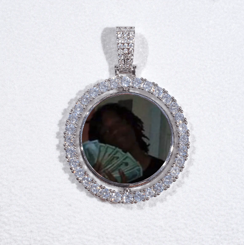 3D Spinning 2-Faced Custom Picture Pendant
