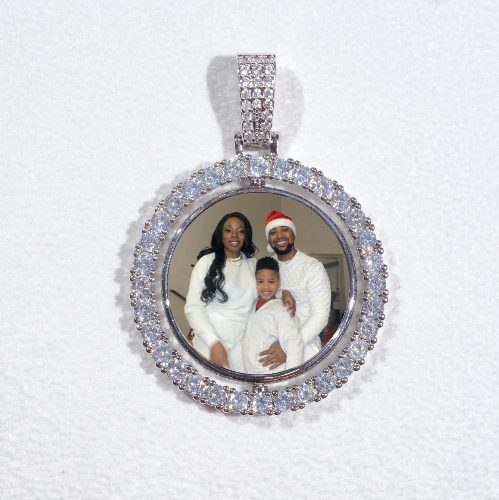 3D Spinning 2-Faced Custom Picture Pendant