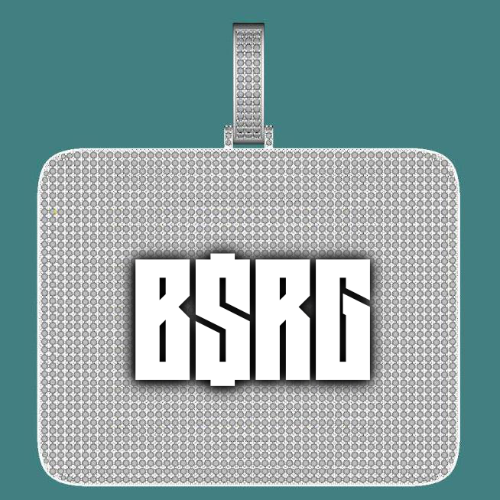 CUSTOM LETTER NECKLACE 3D BIG SQUARE