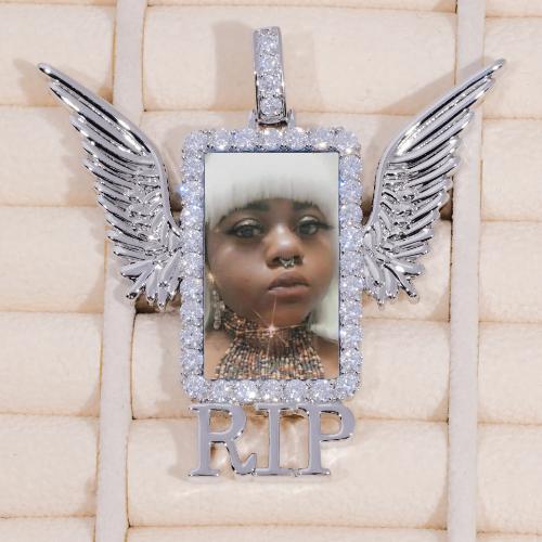 RIP WING 3D CUSTOM PICTURE PENDANT