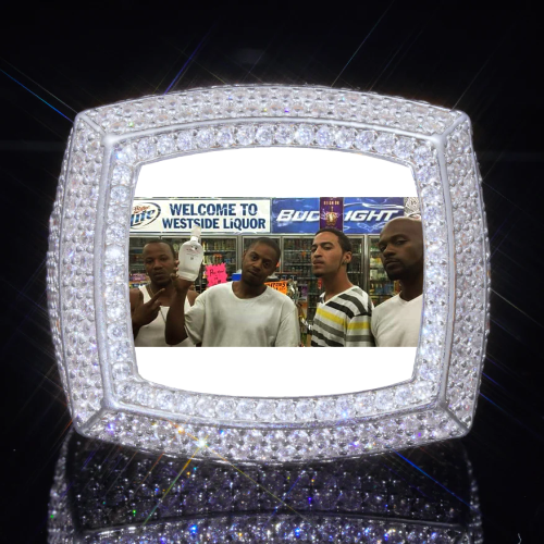 3D CUSTOM PICTURE ICED RING