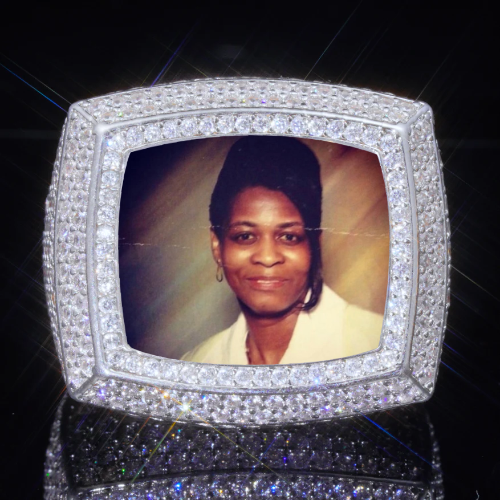 3D CUSTOM PICTURE ICED RING
