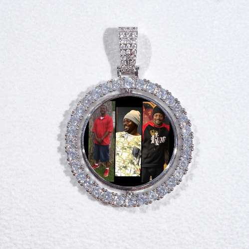 3D Spinning 2-Faced Custom Picture Pendant