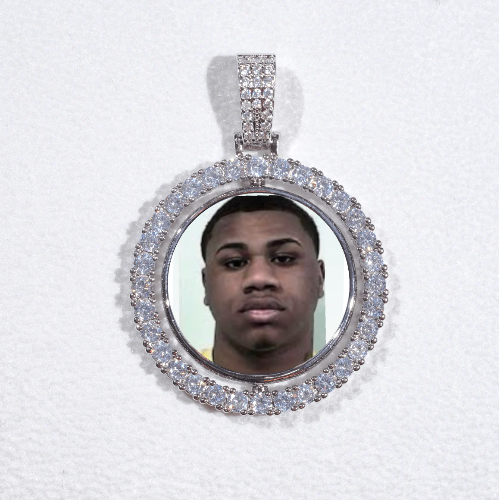 3D Spinning 2-Faced Custom Picture Pendant