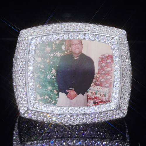 3D CUSTOM PICTURE ICED RING