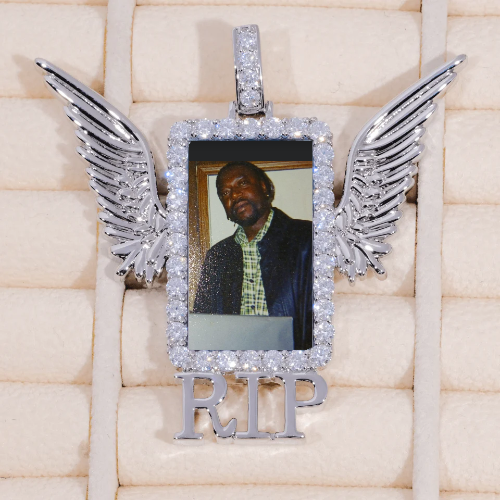 RIP WING 3D CUSTOM PICTURE PENDANT