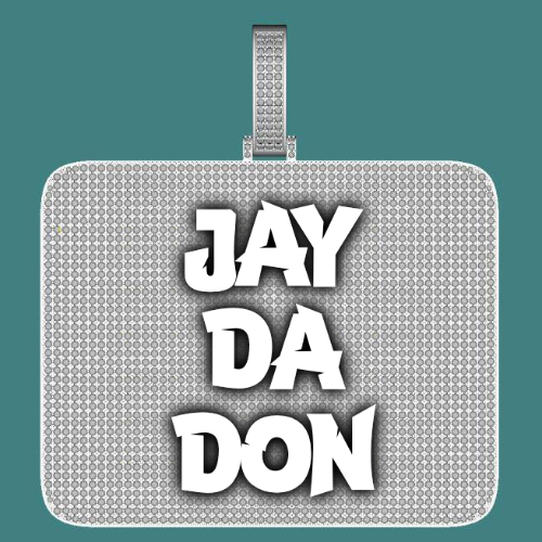 CUSTOM LETTER NECKLACE 3D BIG SQUARE