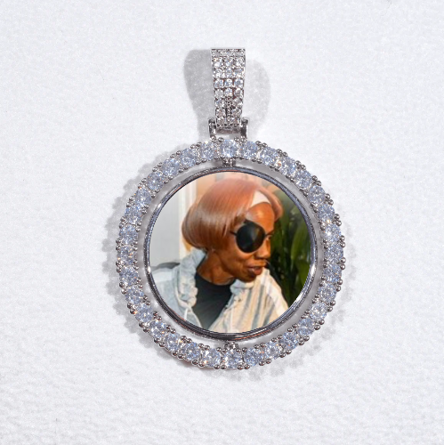 3D Spinning 2-Faced Custom Picture Pendant