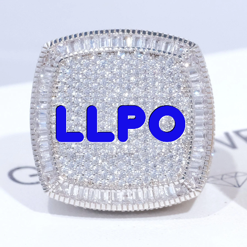 CUSTOM LETTER 3D ICED RING