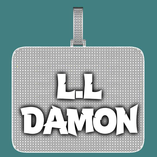 CUSTOM LETTER NECKLACE 3D BIG SQUARE