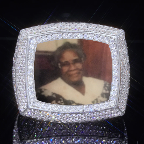 3D CUSTOM PICTURE ICED RING